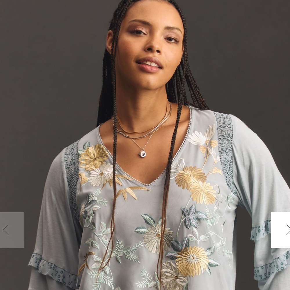 Tiny Frances Long-Sleeve Ruffled Top - Picture 4 of 12